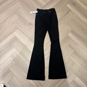 River Island high rise flare jeans